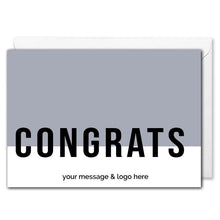 Load image into Gallery viewer, Custom Business Congrats Card 