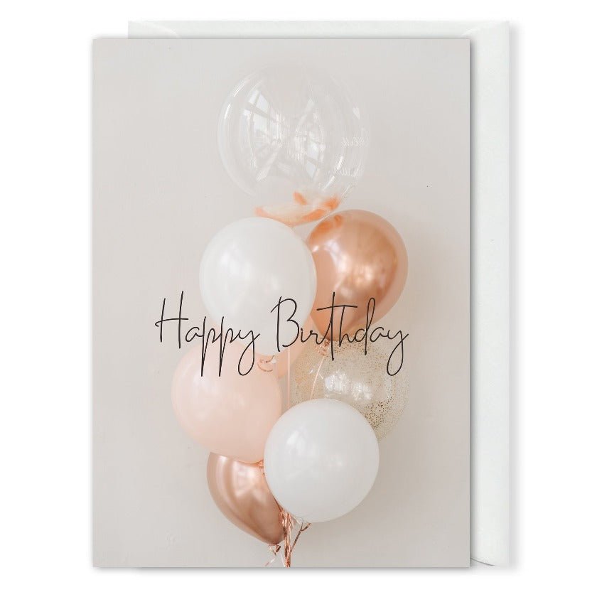 Custom Corporate Birthday Balloons Card 