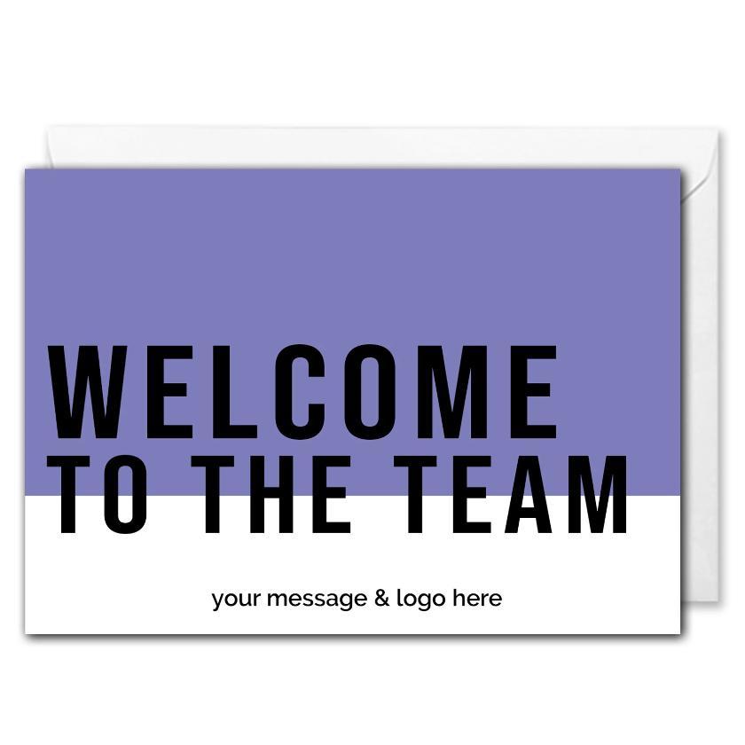 New Employees Welcome Card For Business 