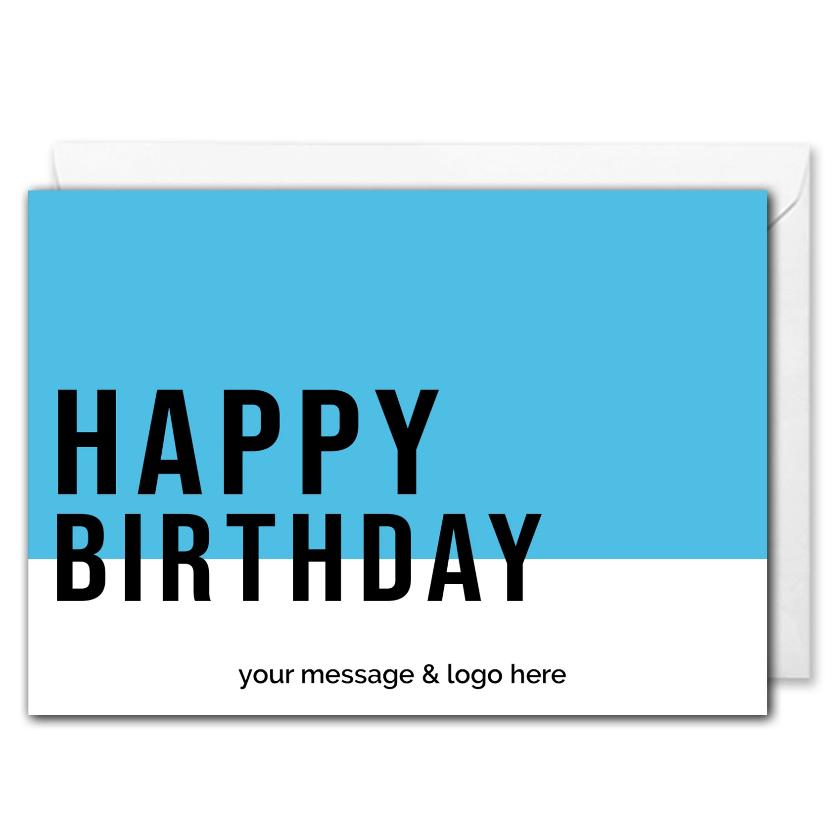 Happy Birthday Card - Clients, Employees - B2B