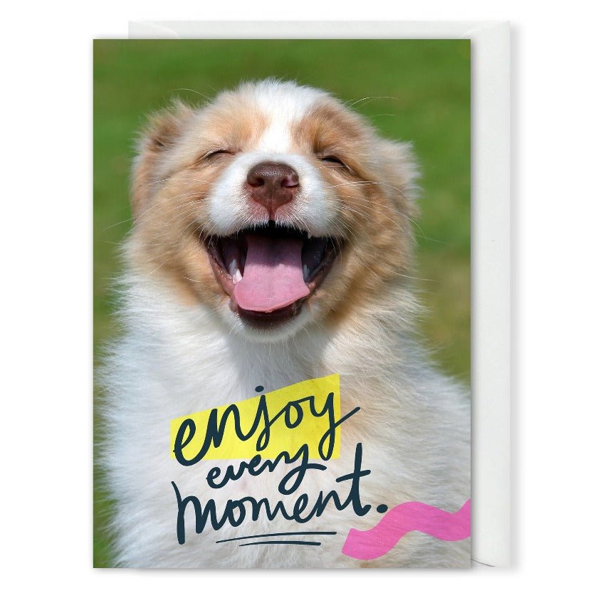 Laughing Dog Birthday Card For Business 