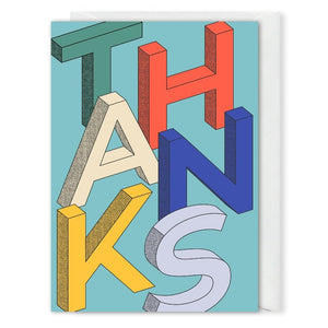 modern thanks card clients customers