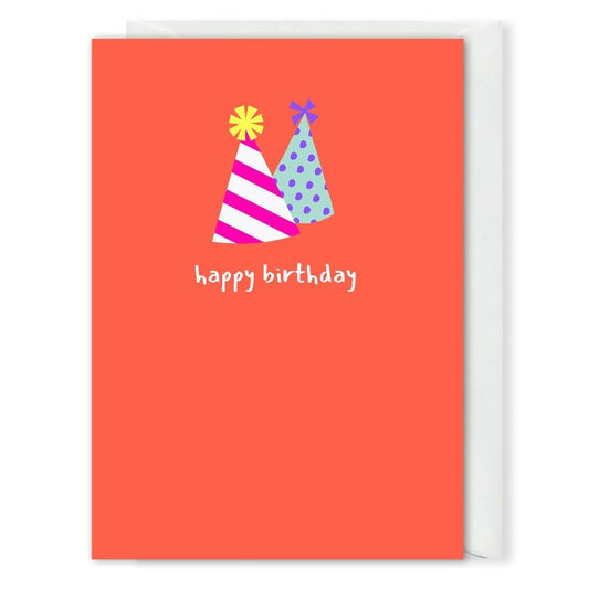 party hats birthday card b2b