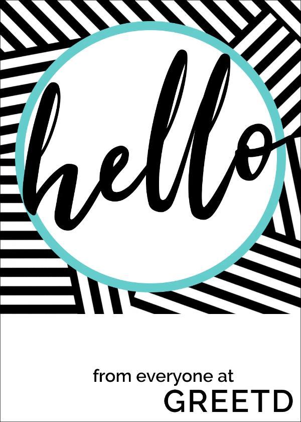 Custom Welcome Card For Business 