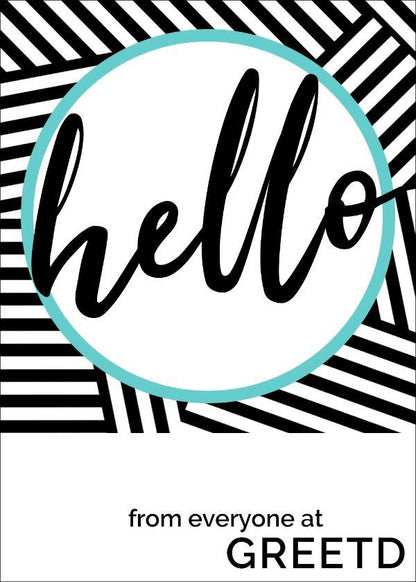 Custom Welcome Card For Business 