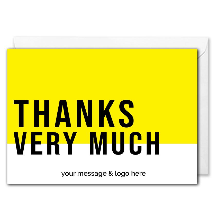 Personalised B2B Thank You Card 