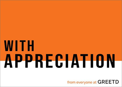Custom Corporate Appreciation Card - Clients